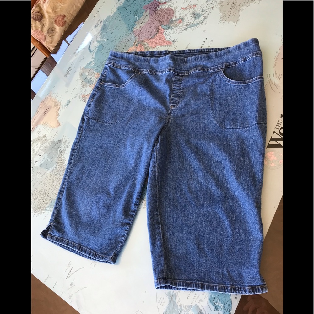 Terra & Sky Women’s Size 2X Capri Jeans